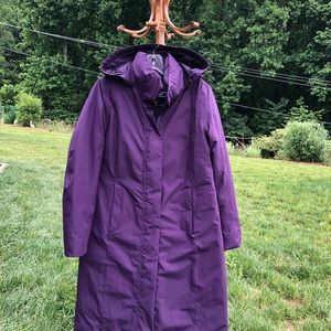 Lands End Womens long down jacket X-Small